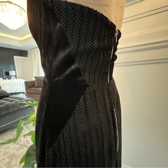 Kimberly Taylor Silk/Velvet Dress - Picture 3 of 7